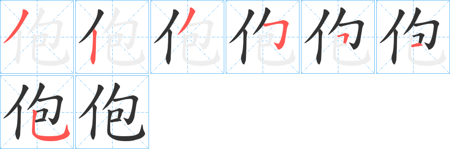 佨字的筆順?lè)植窖菔?></p>
<script src=