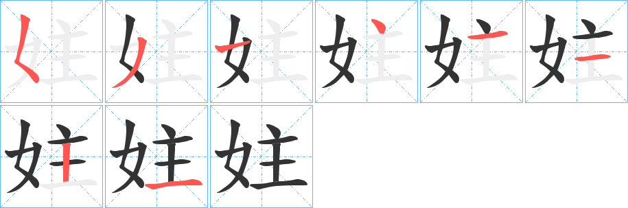 妵字的筆順?lè)植窖菔?></p>
<script src=