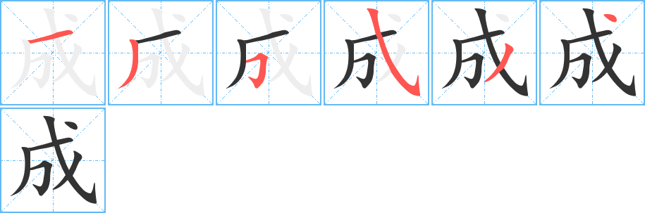 成字的筆順?lè)植窖菔?></p>
<script src=