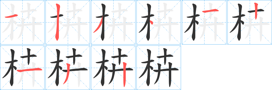 枿字的筆順?lè)植窖菔?></p>
<script src=