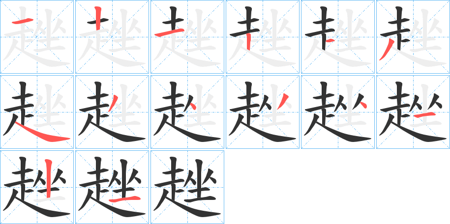 趖字的筆順?lè)植窖菔?></p>
<script src=
